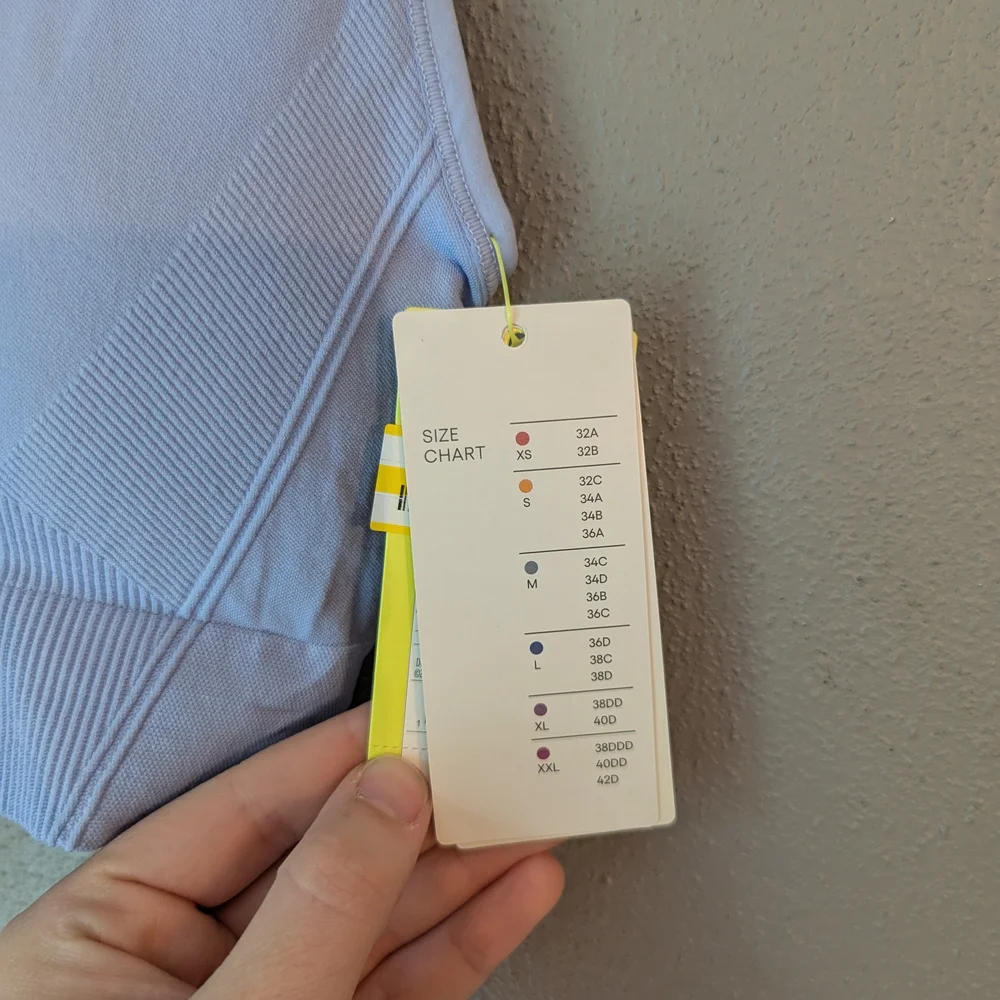 All in Motion Light Lavender Sports Bra - Picture 2 of 7